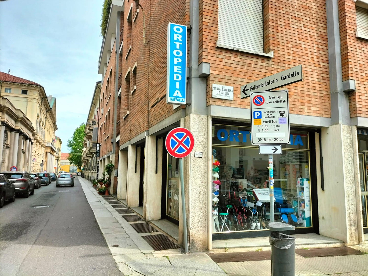 La sede di via Venezia ad Alessandria